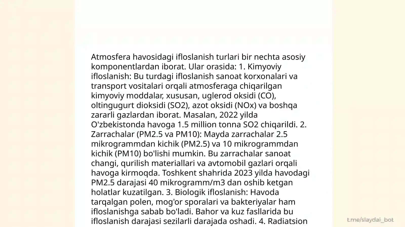 Azot oksidlarining manbalari 4