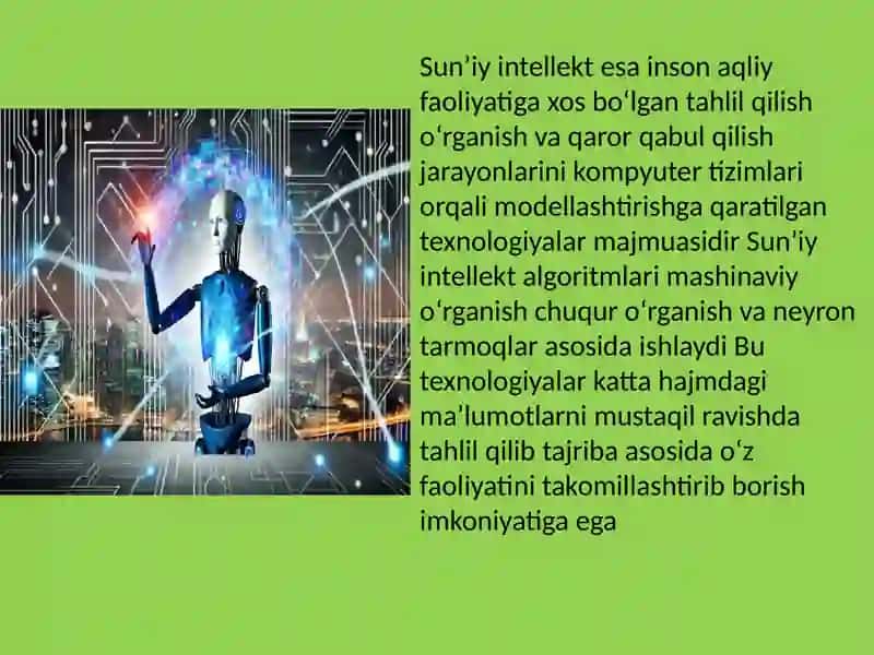 Maʼlumotlar tahlili va Sunʼiy intellekt 4