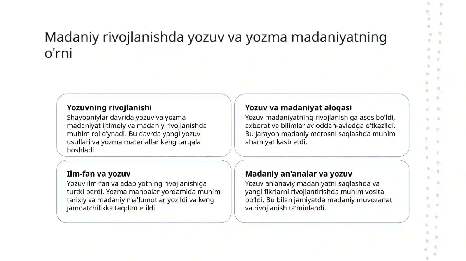 Shayboniylar Davrida Madaniy Hayot 4