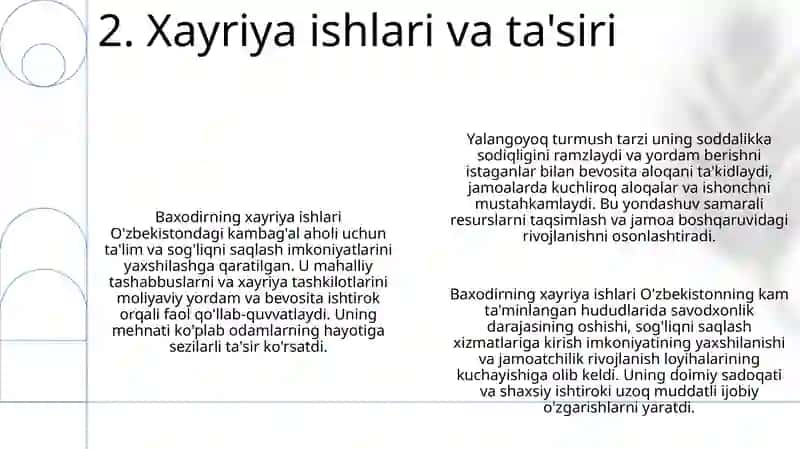 Baxodir yalangto'sh haqida 4