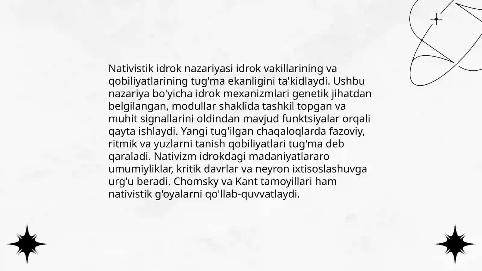 Idrok nazariyalari 4