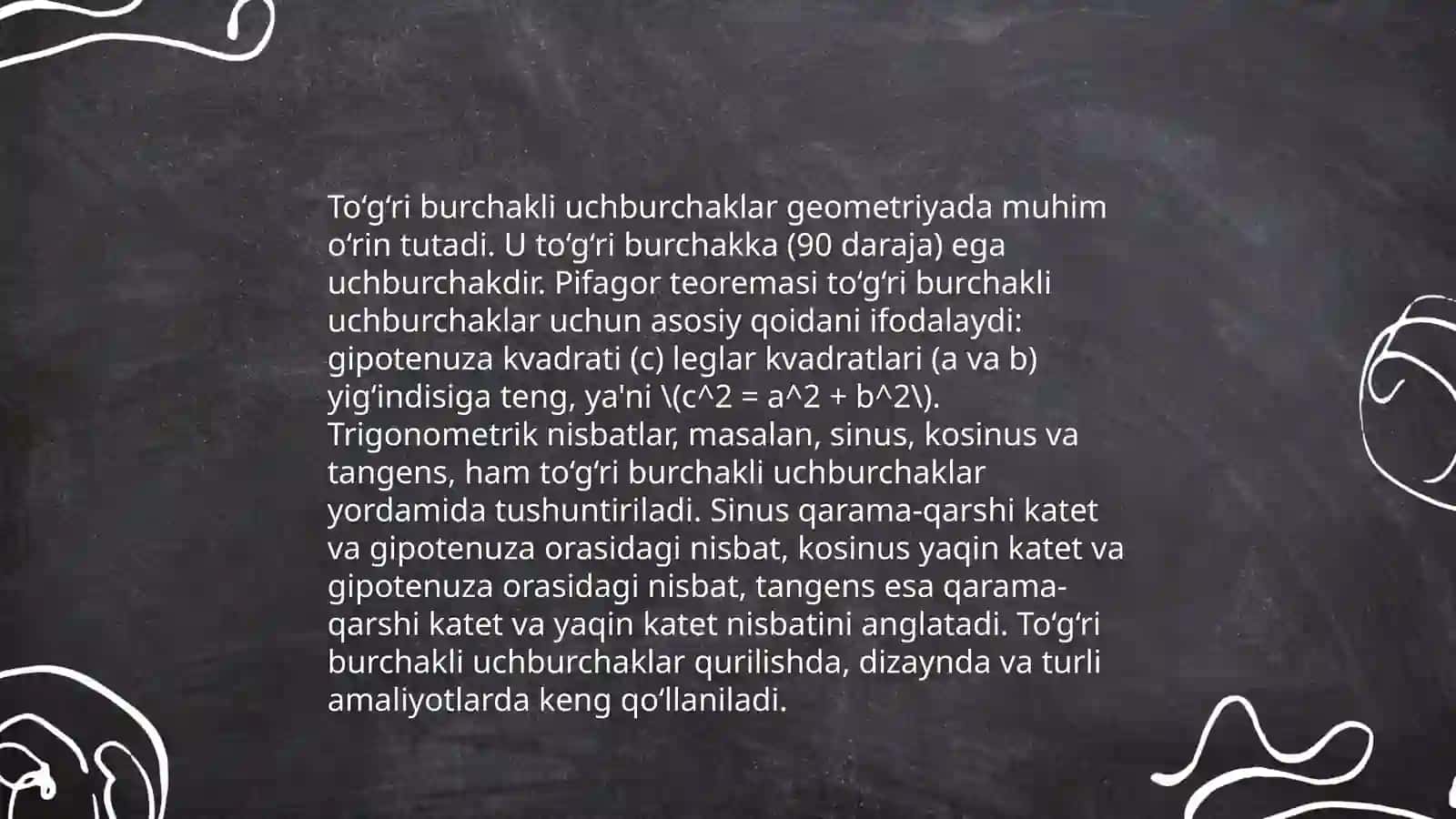 Pifagor teoremasi 4