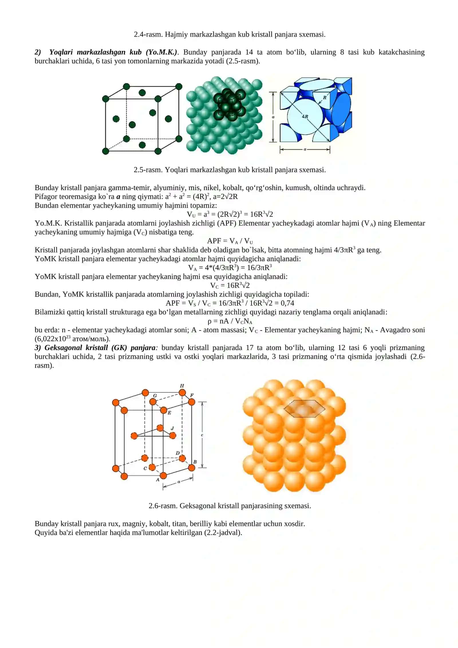 Metallarning ichki tuzilishi 4
