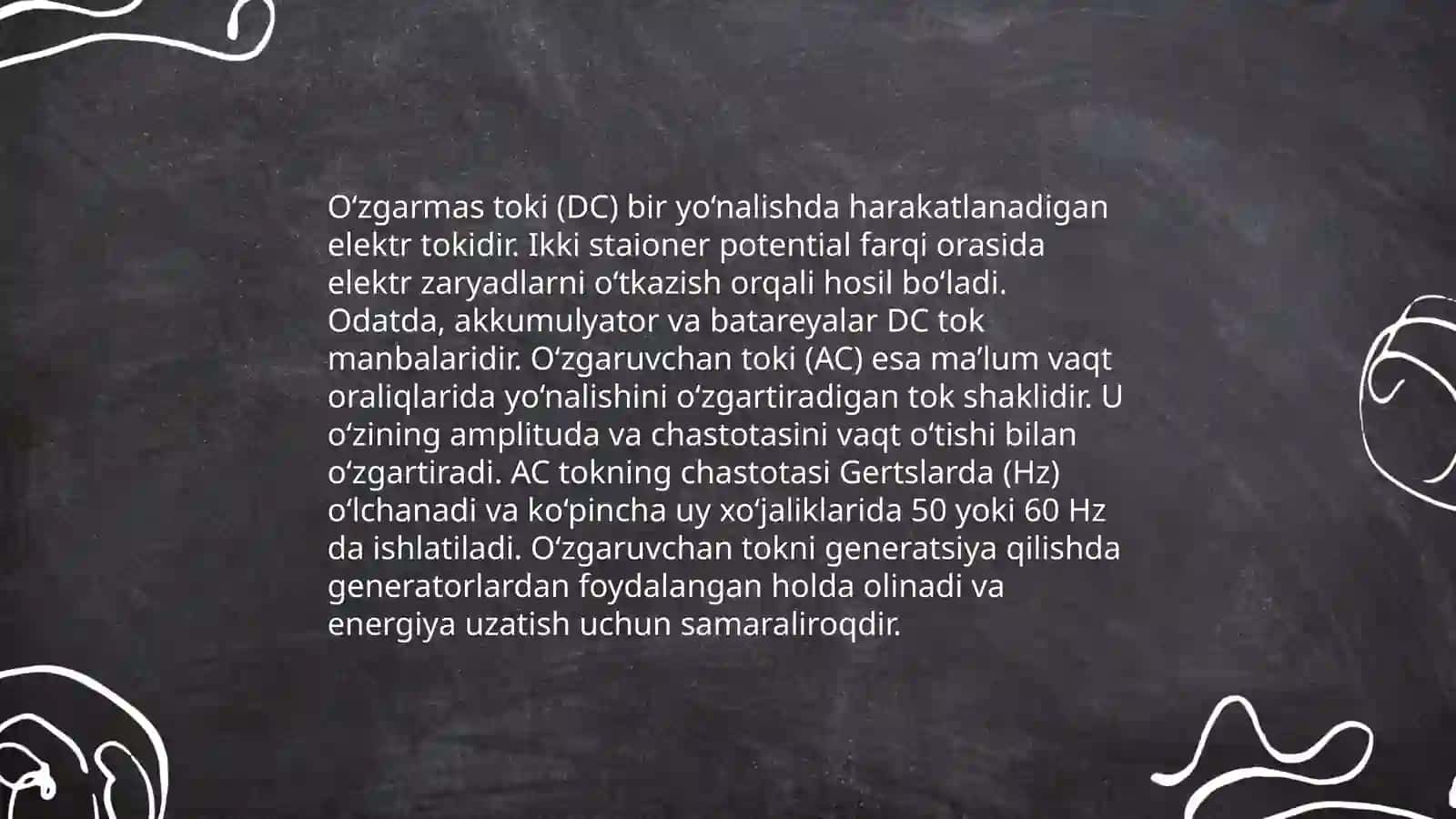 Elektr toki. O‘zgarmas toki qonunlari 4