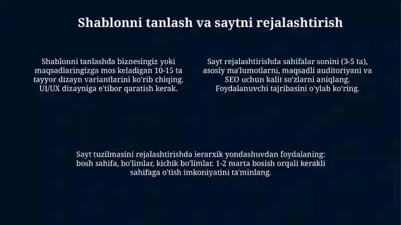 Google Sites yordamida sayt yaratish 4