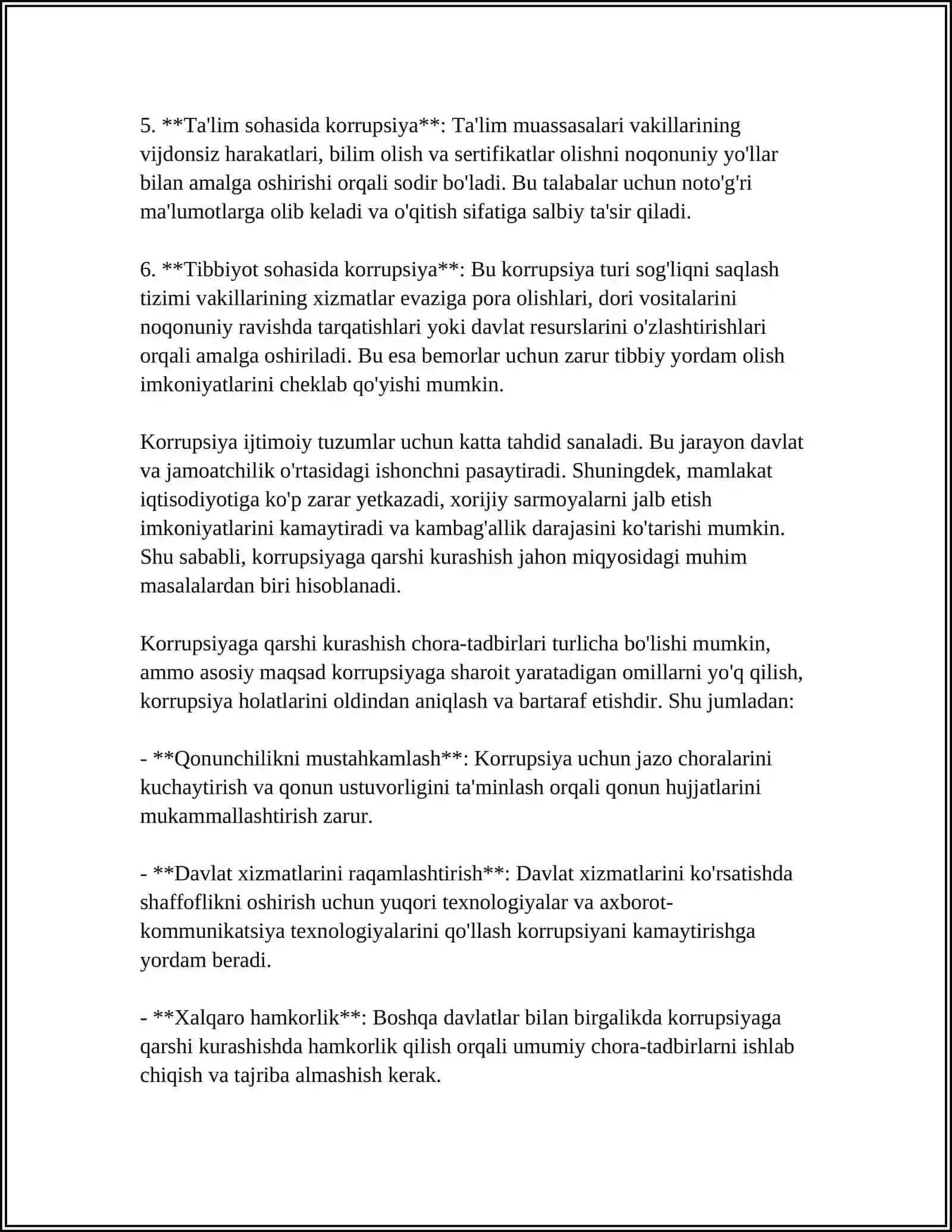 KORRUPSIYAGA QARSHI KURASHISH 4