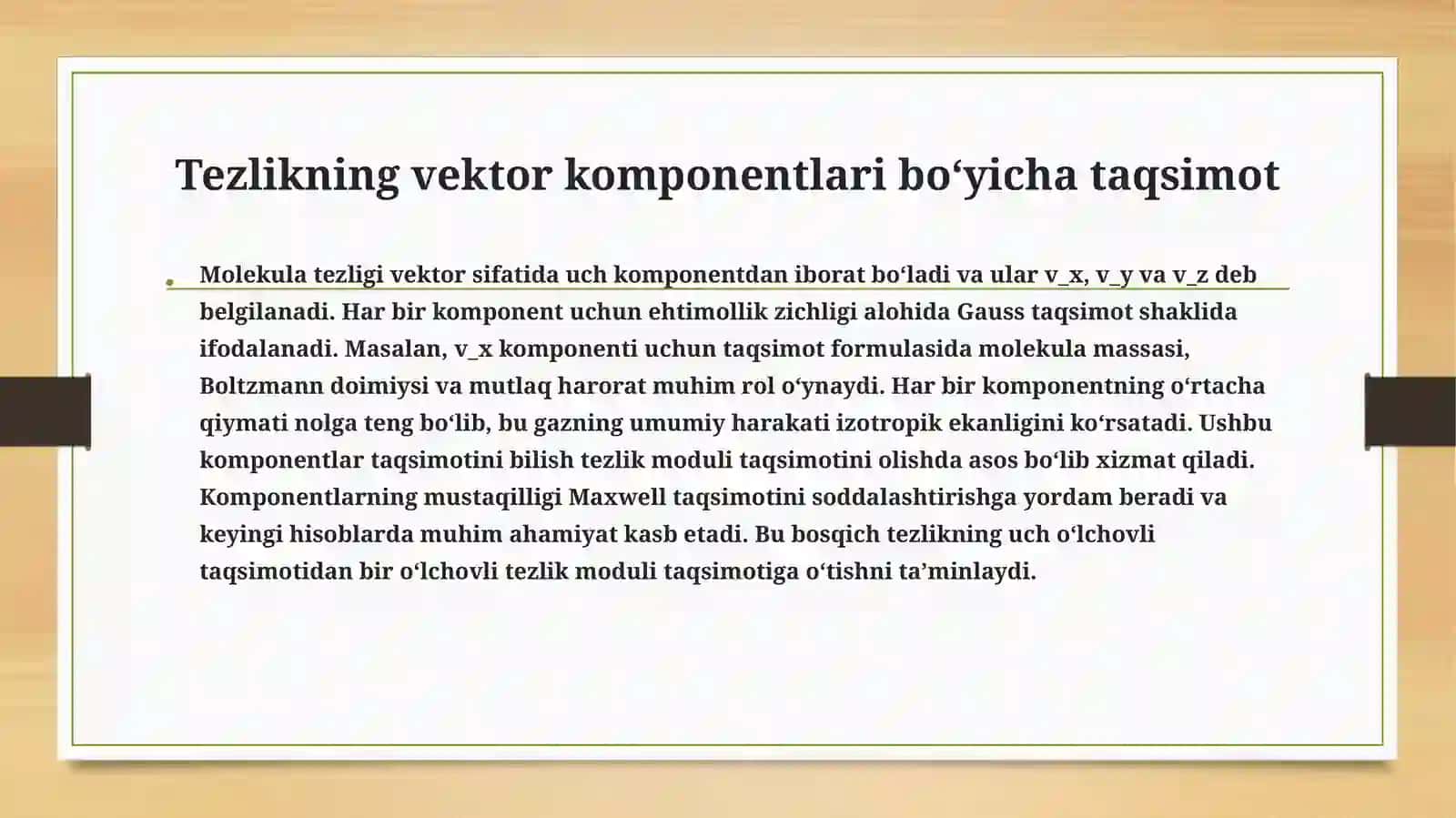 Molekulalarnitezliklarboʻyichataqsimoti 4