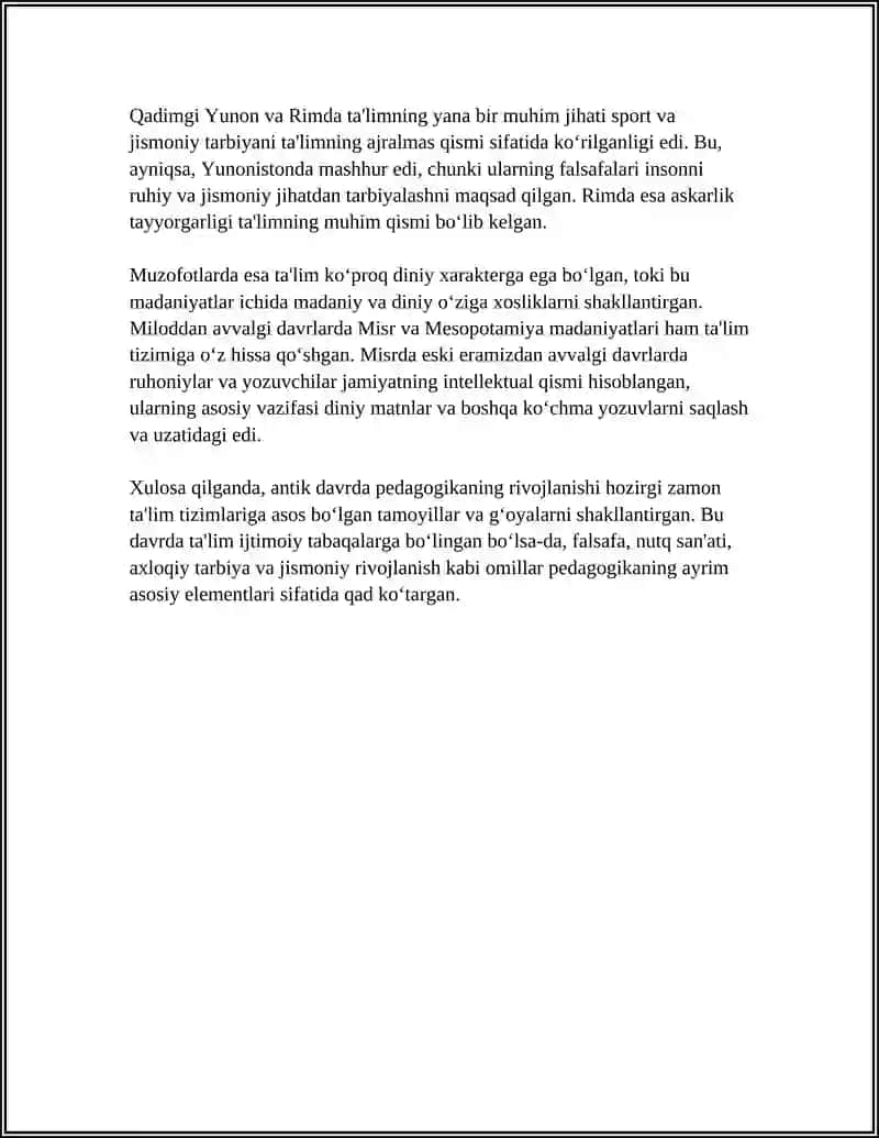 UMUMIY PEDAGOGIKA RIVOJLANISH TARIXI 4