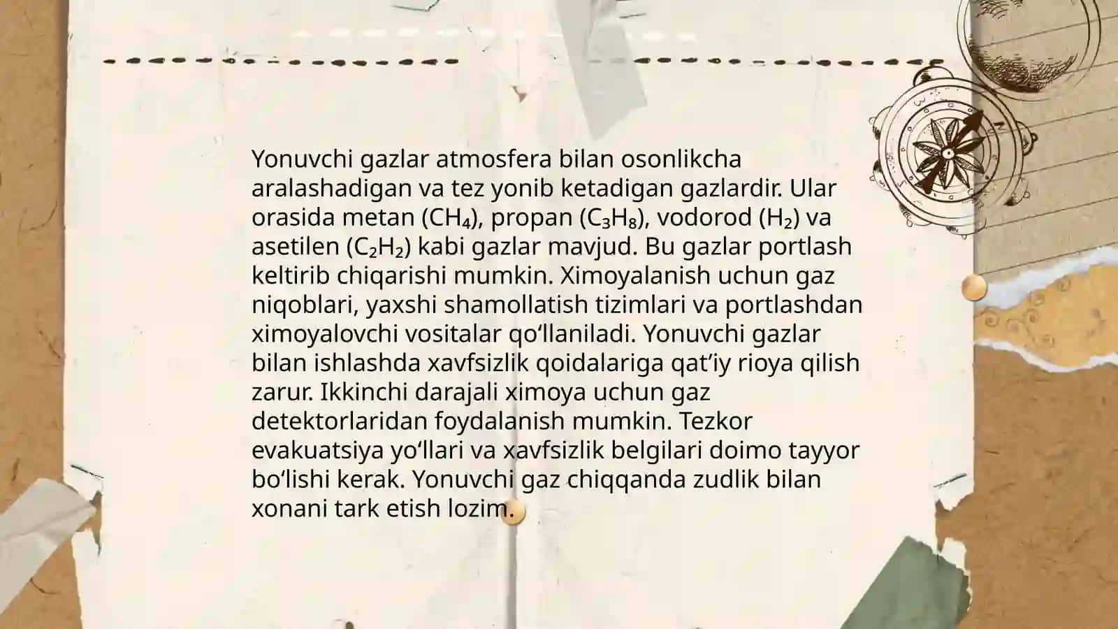 Teknik gazlar yonish xavfi haqida ma'lumot 4