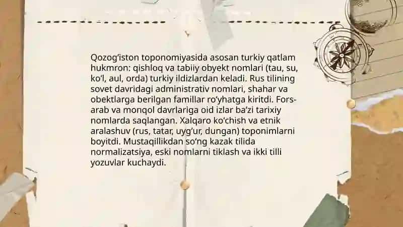 Markaziy Osiyo davlatlari toponomiyasi 4