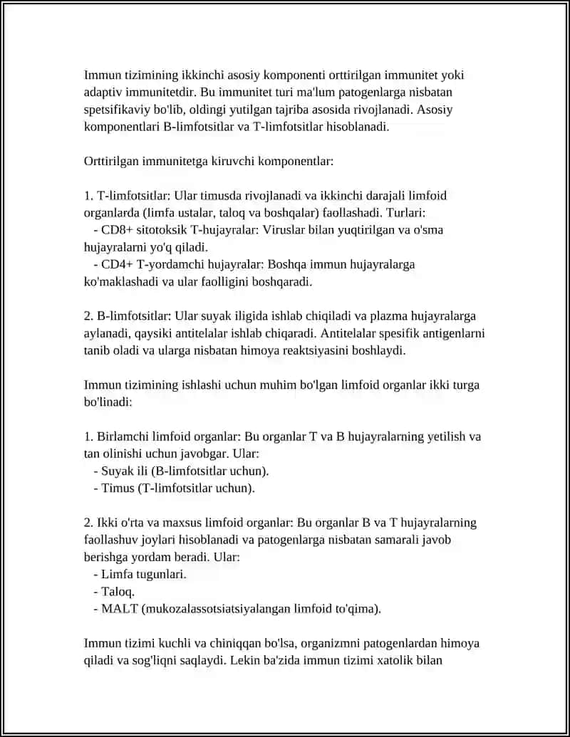 ORGANIZMNI IMMUN TIZIMI 4