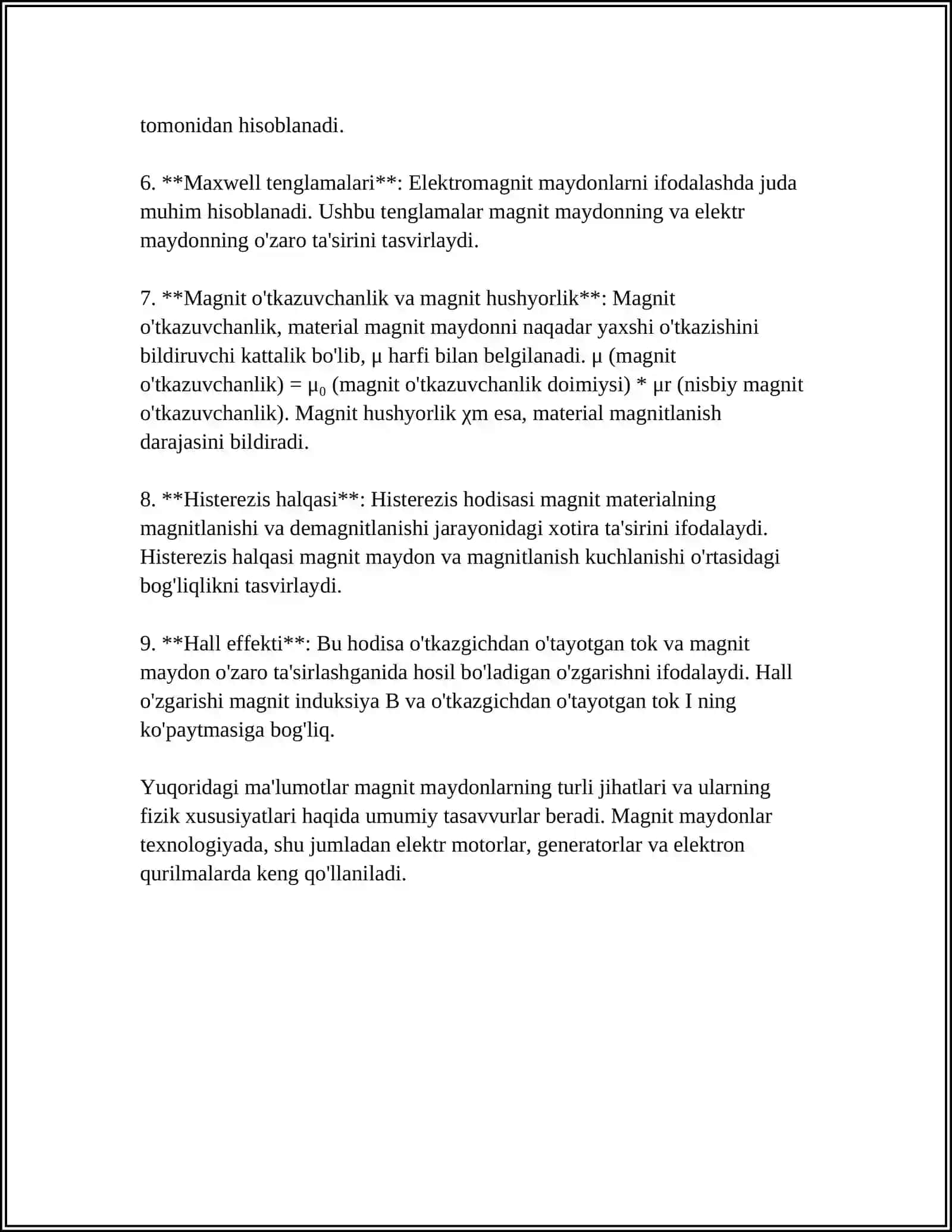 MAGNIY XOMASHYOSINING TURLARI 4