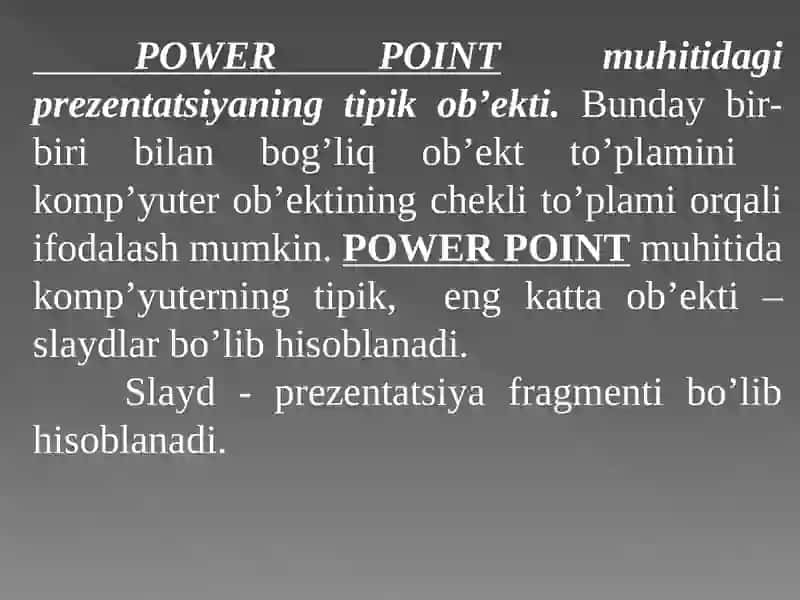 PowerPoint dasturi 4