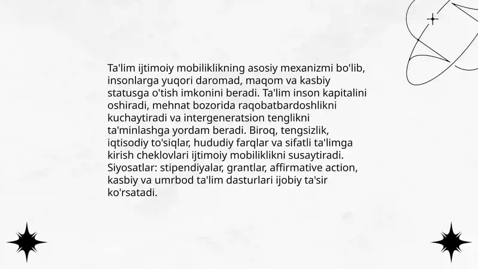 Ijtimoiy jarayonlar va ta'lim 4