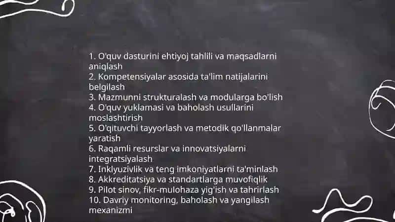 Ta'limni tashkil etish 4