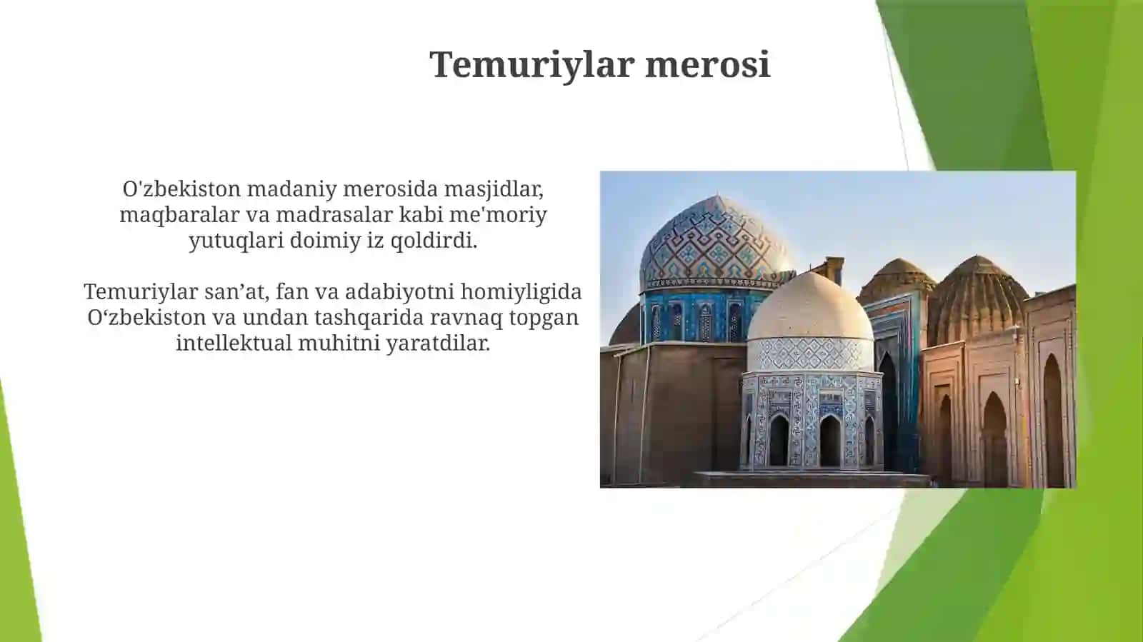 O'zbekiston respublikasi tarixiy geografiyasi 4