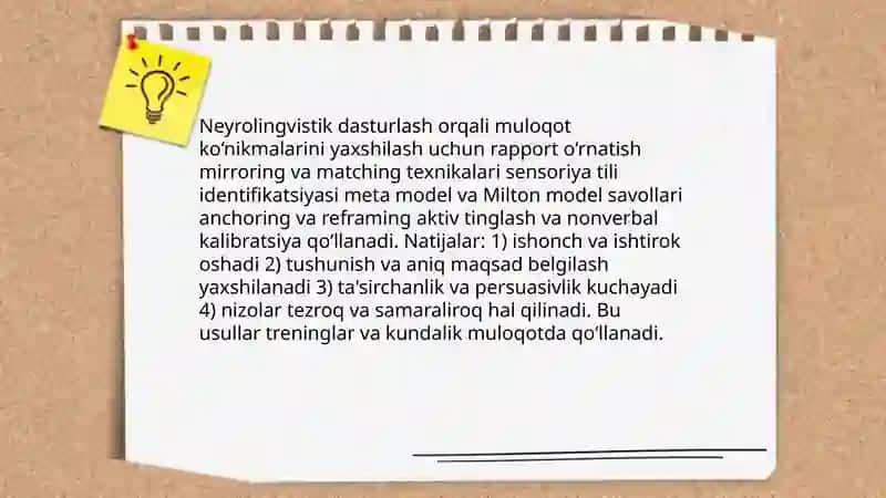 Neyrolingvistik dasturlash texnalogiyasining ahamiyati 4