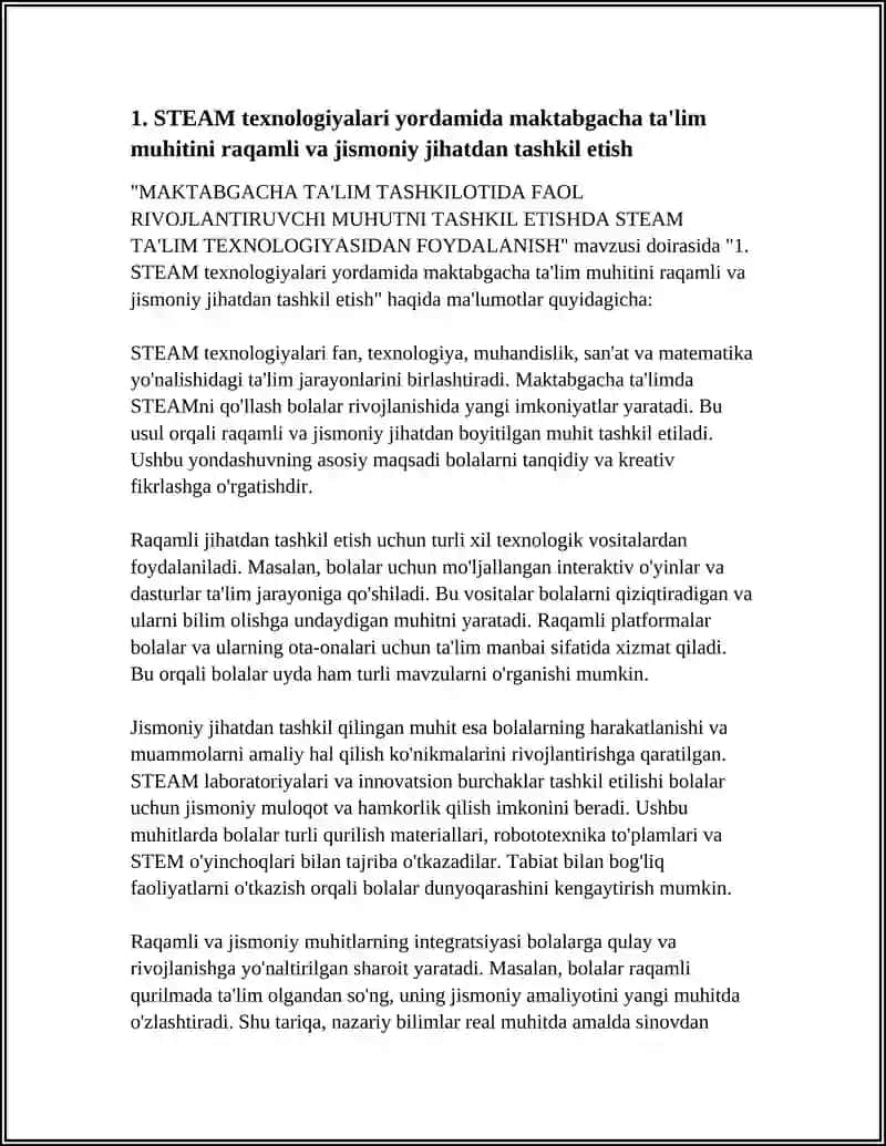 MAKTABGACHA TA’LIMDA LEGO -QURILISHDAN FOYDALANISH METODIKASI 4