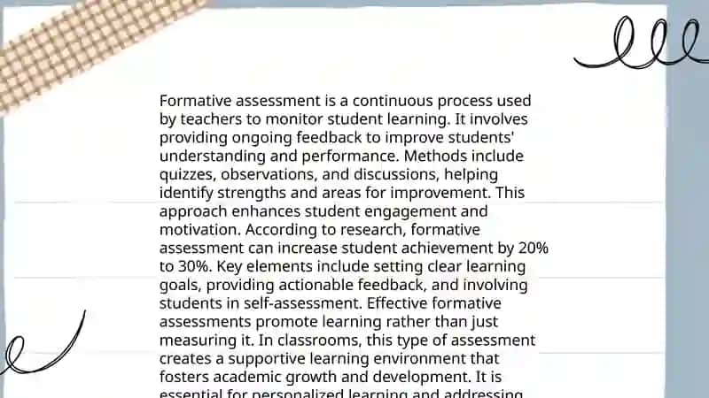 Types of assessment 4
