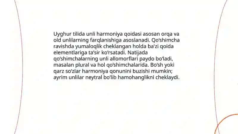 Uyg'ur tilining fonetik, leksik va grammatik xususiyatlari 4