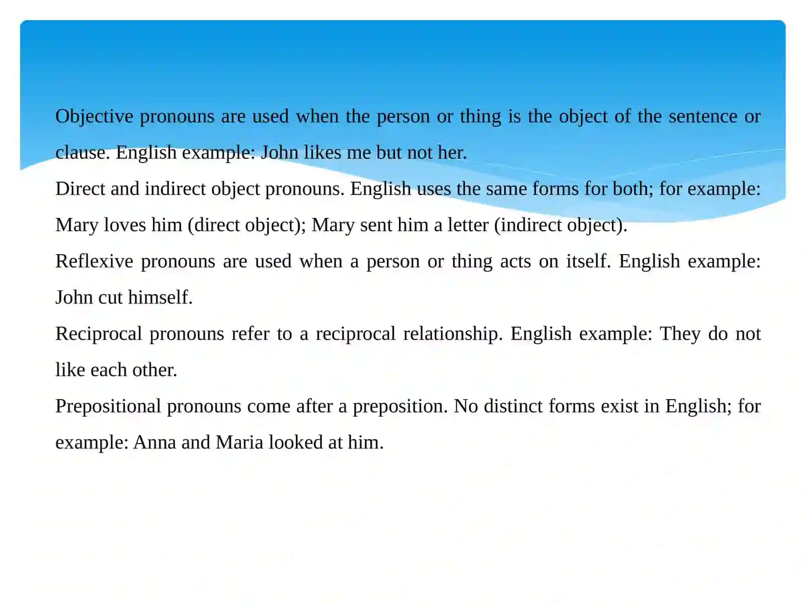 Pronoun 4