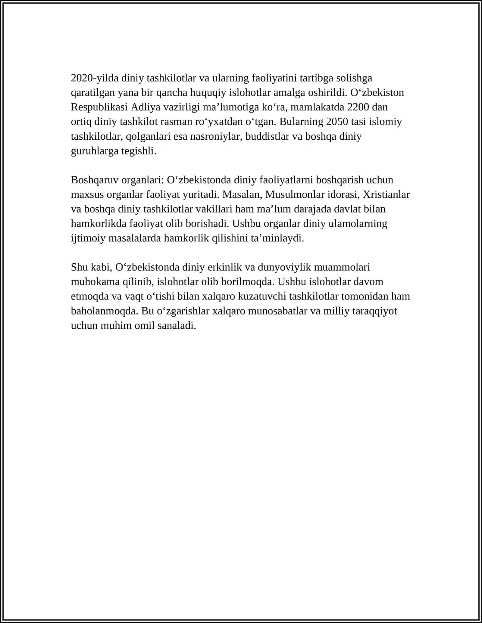 VIJDON VA E’TIQOD ERKINLIGINING TA'RIFI 4