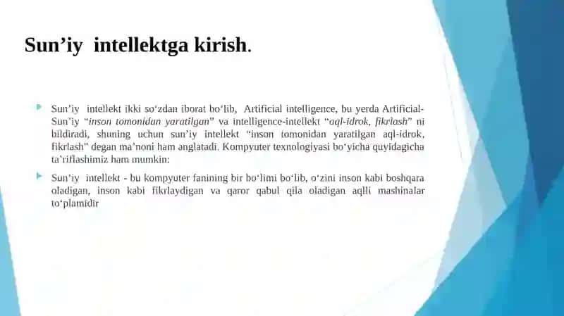 Sun’iy intellektga kirish 4