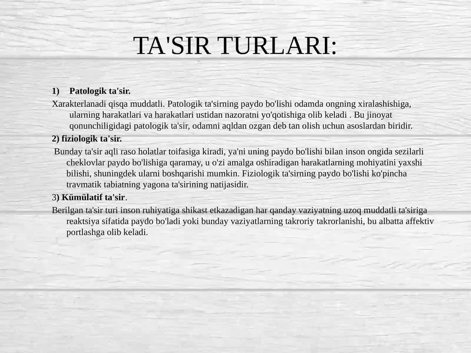 Affekt xolati tushunchasi 4