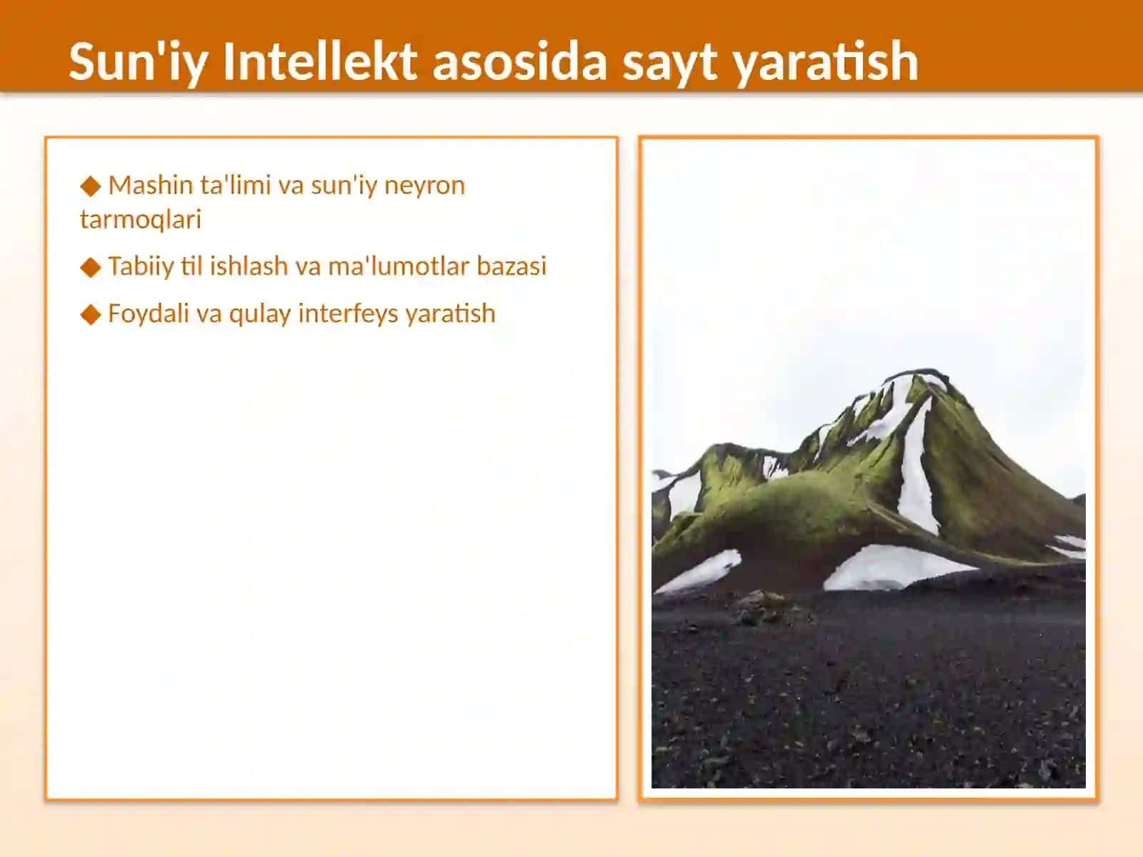 Sun’iy intellekt asosida sayt yaratish texnologiyalari 4