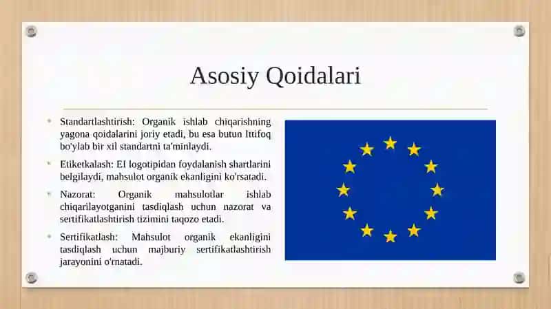 Yevropa Ittifoqining organik ishlab chiqarish reglamenti (EU 2018/848) 4