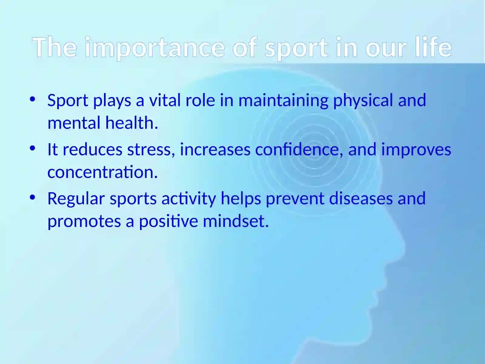 Sport Importance in Life 4