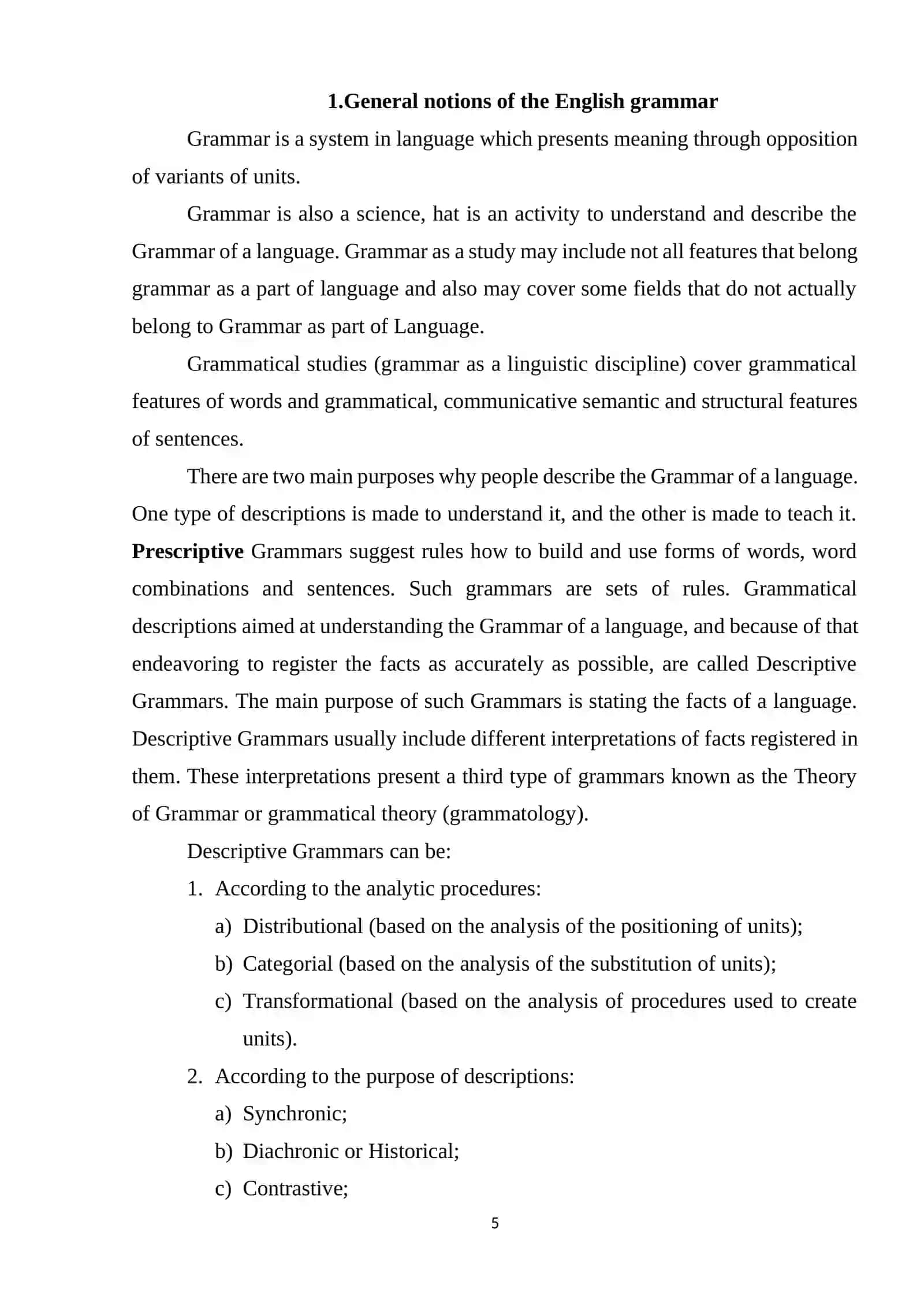 General Notions of English Grammar 4