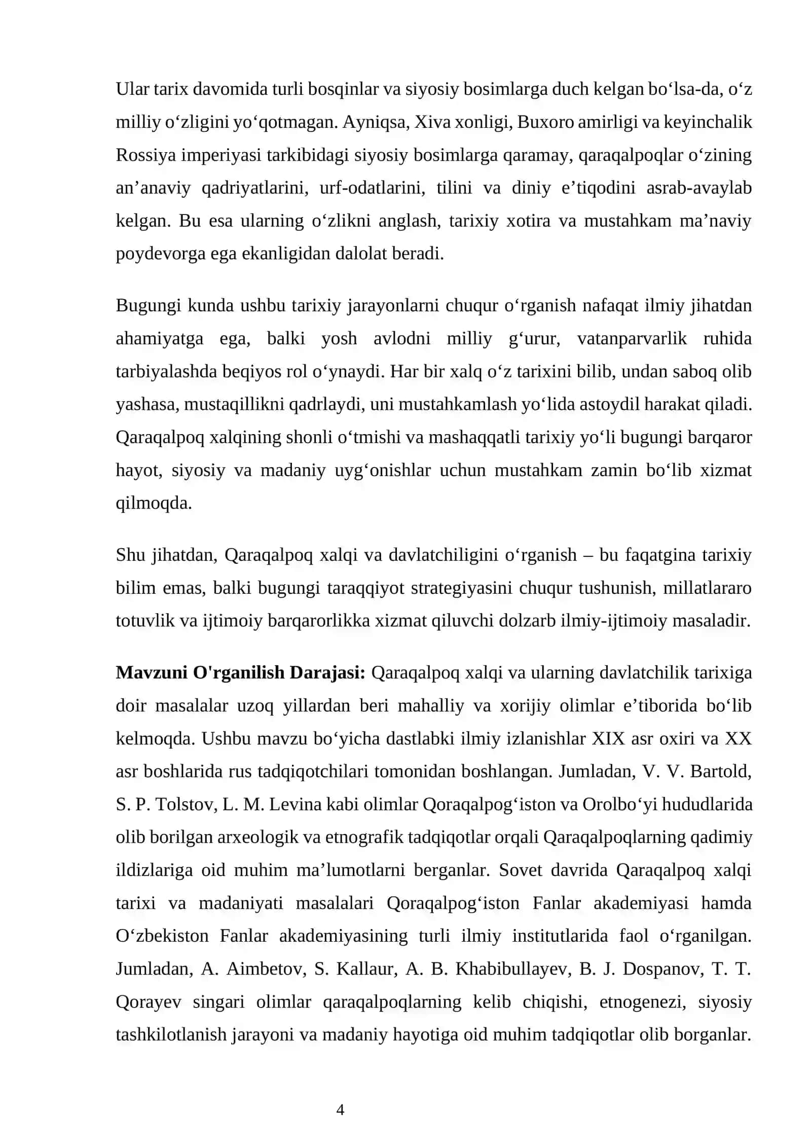 Qaraqalpoq xalqi va davlatning shakllanishi 4