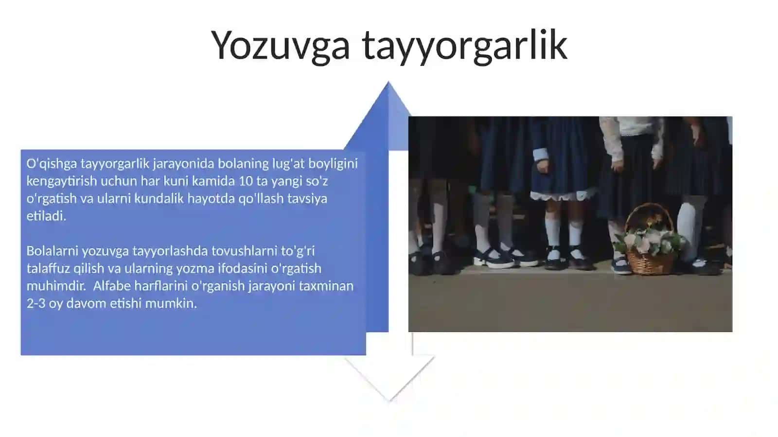 Birinchi Sinfga Tayyorgarlik 4
