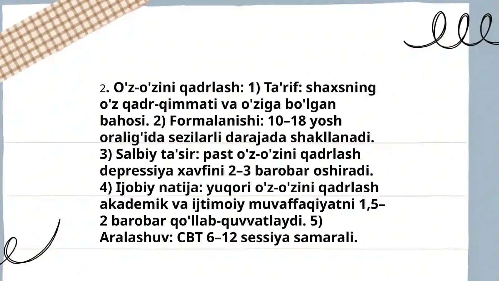 Psixalogik salomatlik mezonlari 4