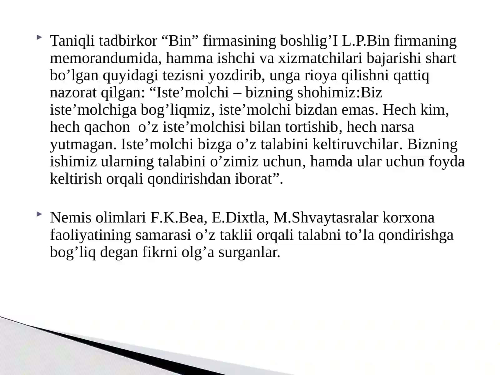 Korxona faoliyati 4