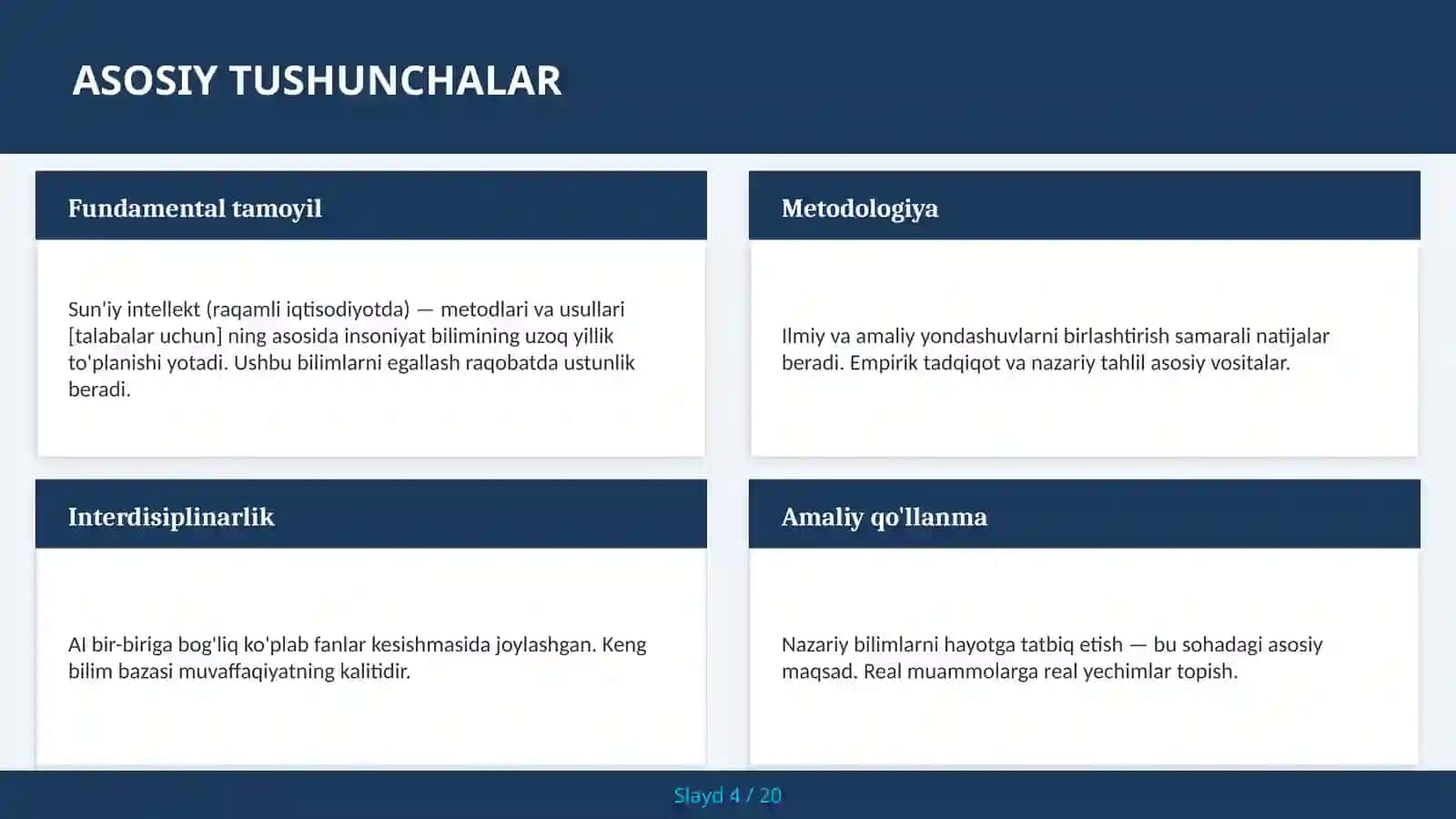 Sun'iy intellekt (raqamli iqtisodiyotda) — metodlari va usullari [talabalar uchun] 4