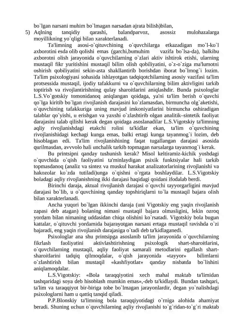 Ta'lim Psixologiyasi 4