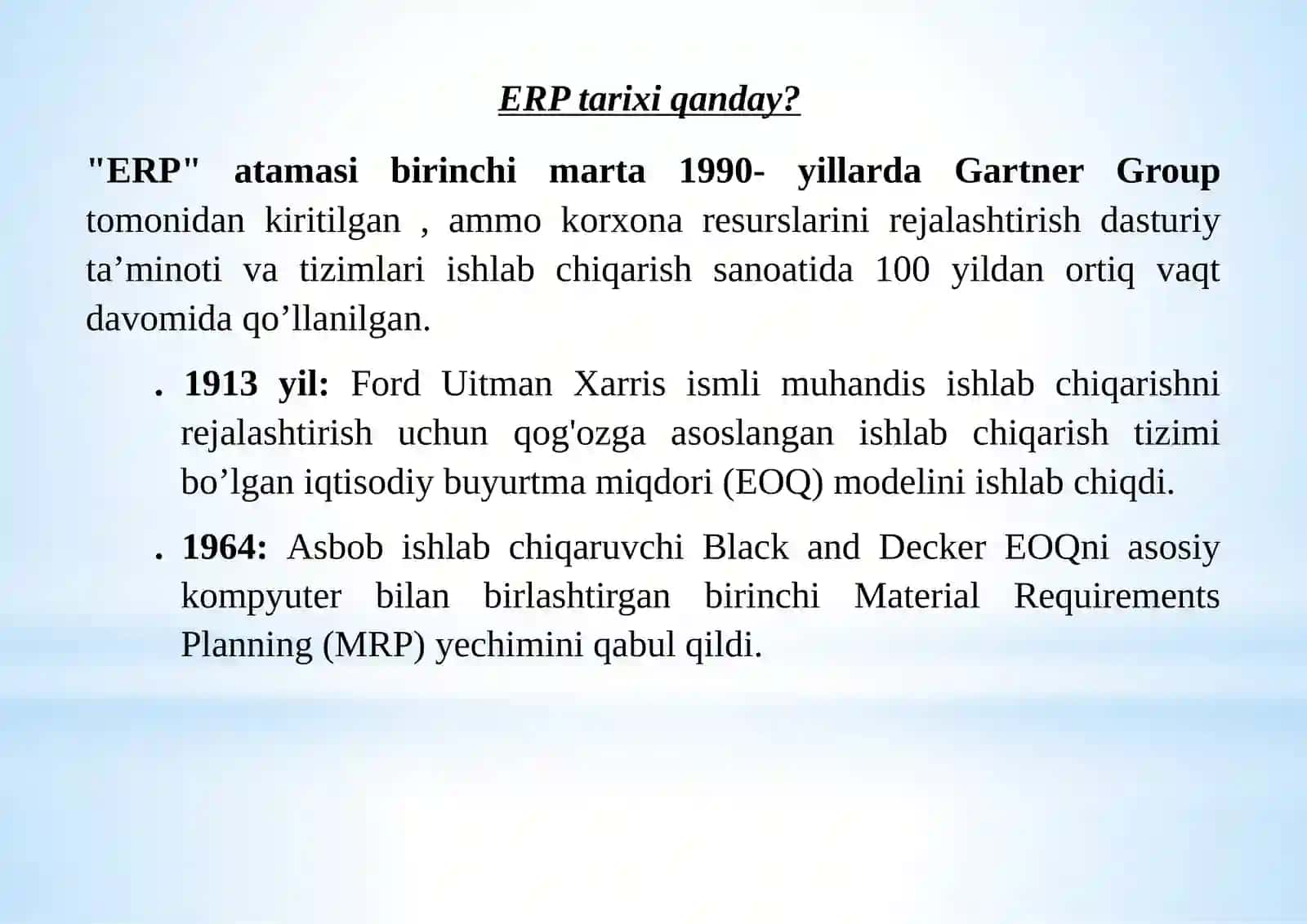 ERP va uning imkoniyatlari 4