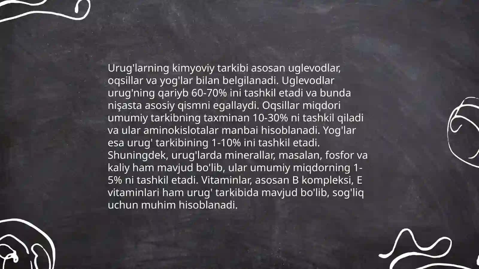 Urug‘ va meva. Urug'ning rivojlanishi 4