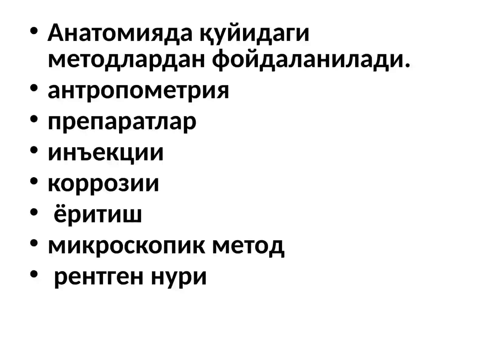 ANATOMIYAGA FANIGA KIRISH 4