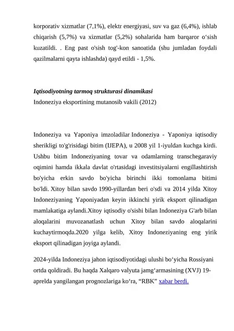 Indoneziyada Iqtisodiy O'Sish 4