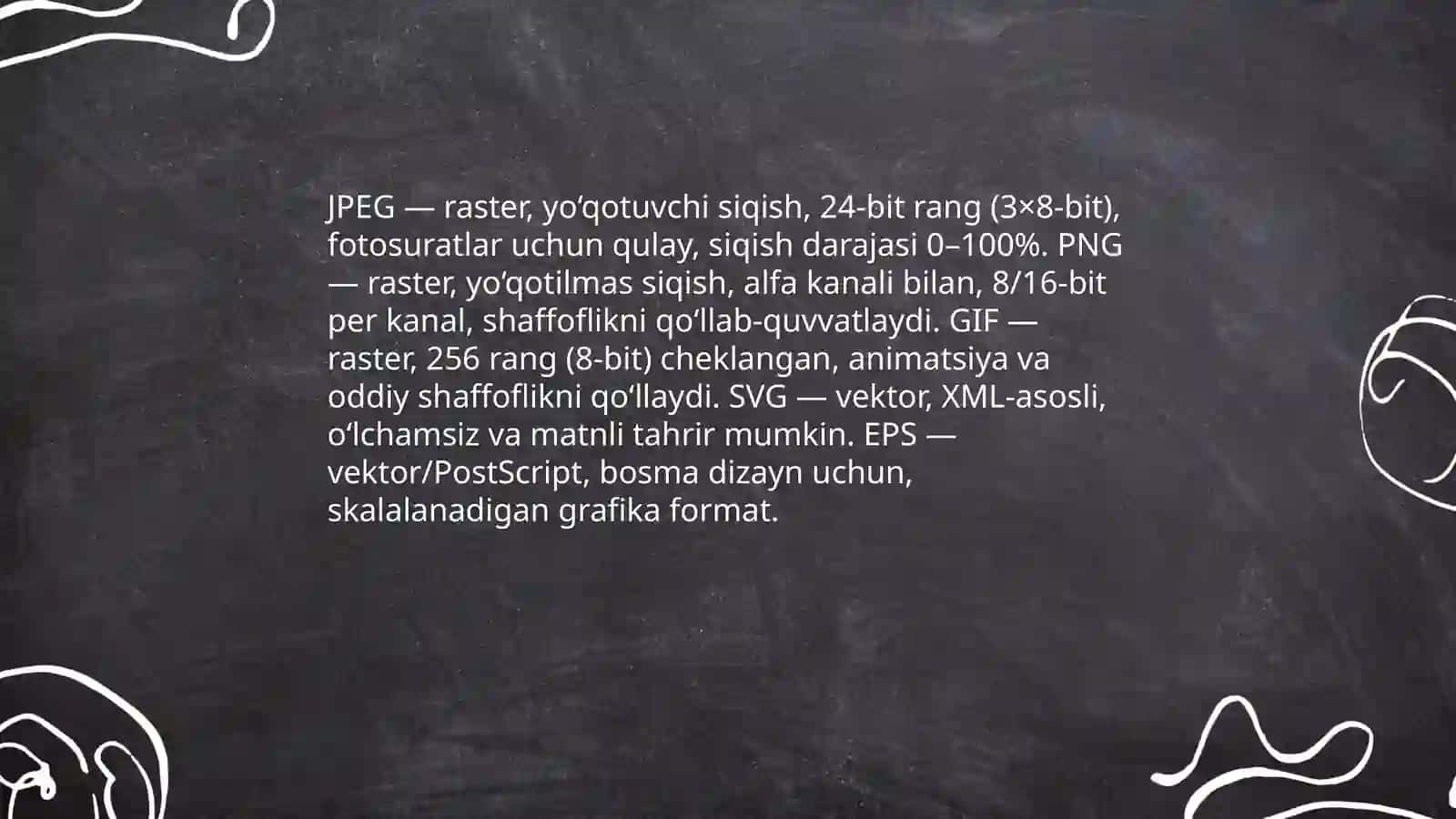 Rastrli va vektorli grafik muharrirlari va ular bilan ishlash 4
