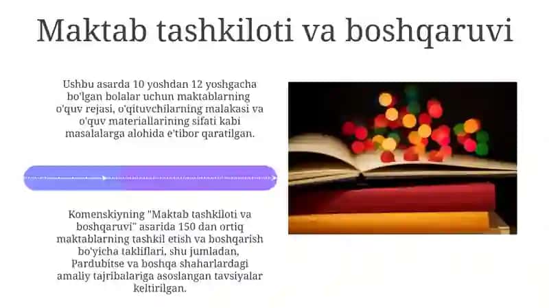 Komenskiyning pedagogik nazariyasi 4