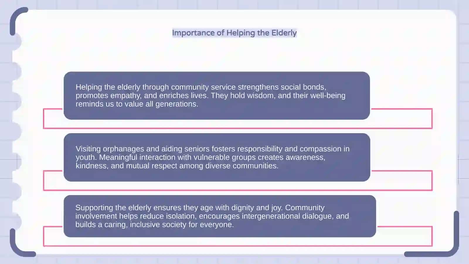 Community Service and Helping Elderly People 4