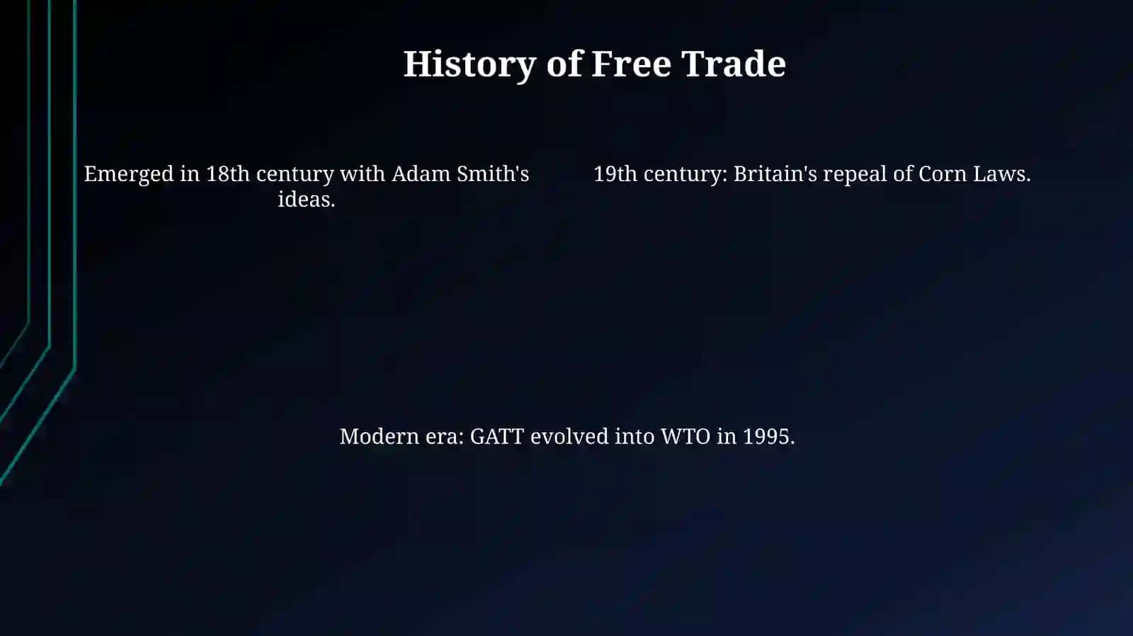What is Free Trade? 4