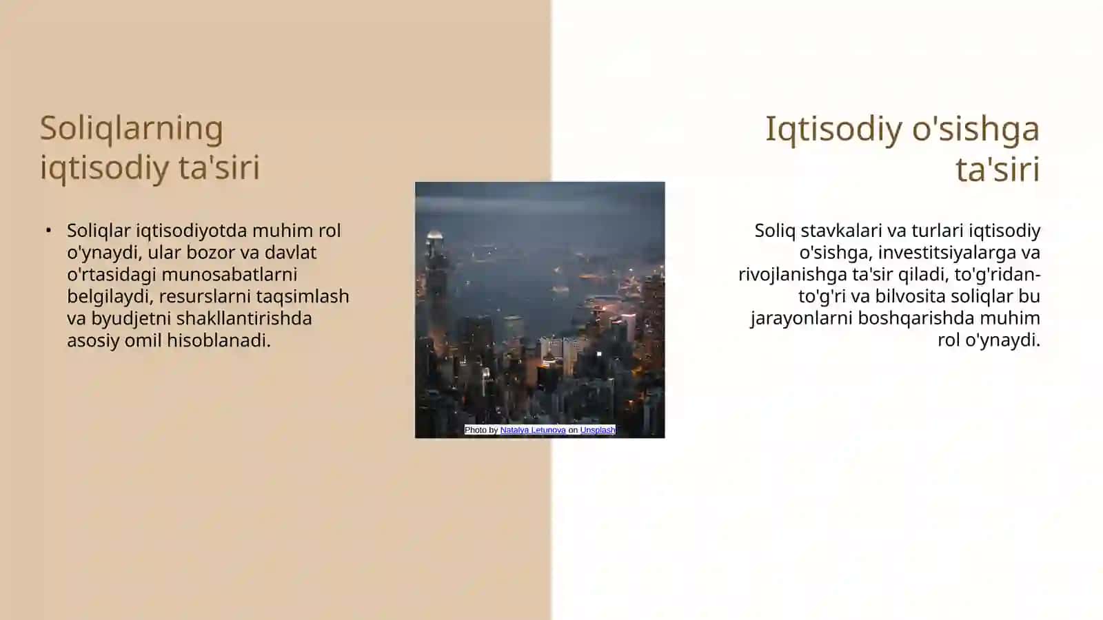Soliq va soliqqa tortish faniga kirish. O‘zbekiston respublikasining soliq tizimiga umumiy tavsif. Foyda solig‘i 4