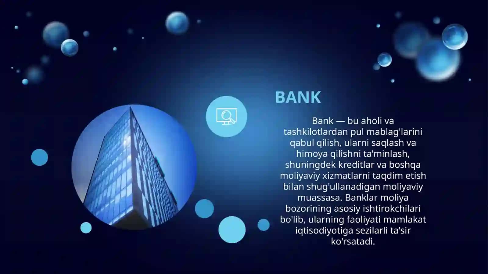 DAVLATLARDA BANK TIZIMI 4