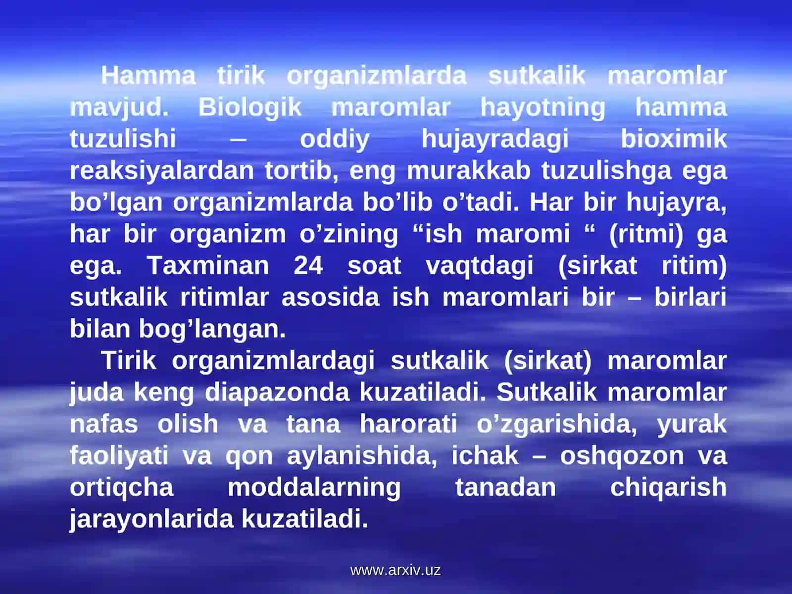 BIOTIK MUNOSABATLAR VA BIOLOGIK MAROMLAR 4