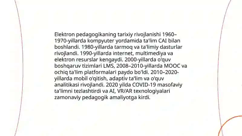 Elektron pedagogika asoslari 4
